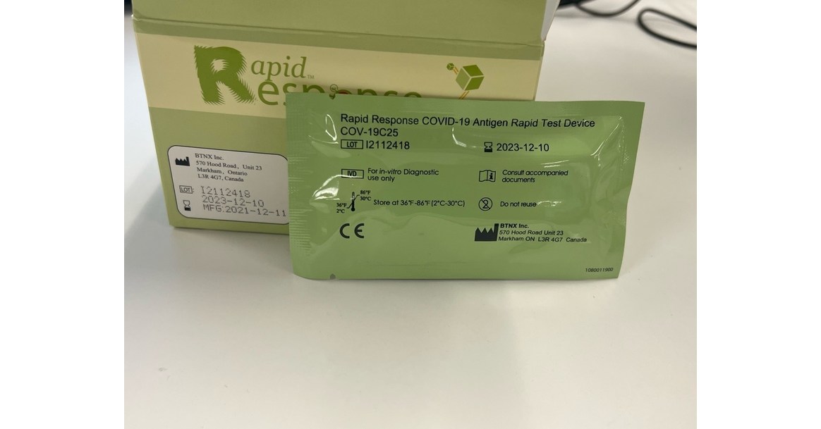 Avis Public Tests Rapides Antig niques COVID 19 Contrefaits Trouv s 